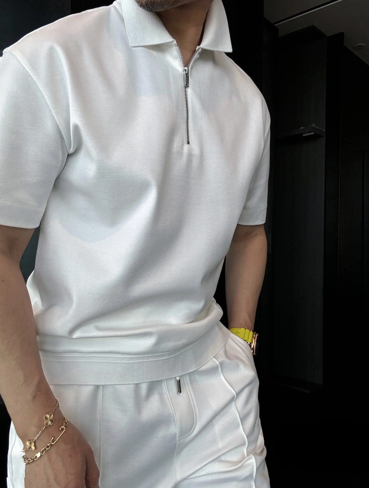 Easy Zip Summer Shirt Set - WayMens