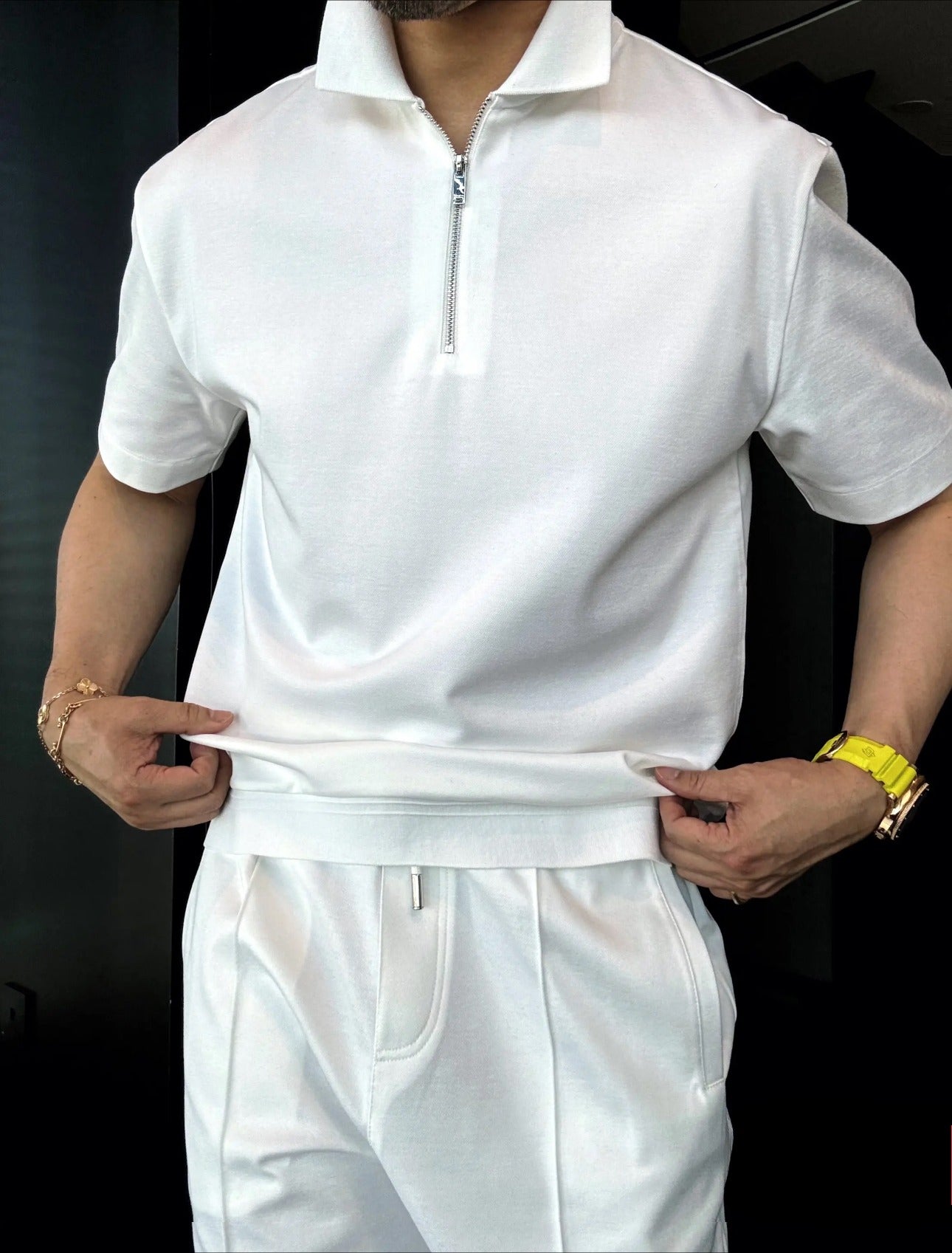 Easy Zip Summer Shirt Set - WayMens