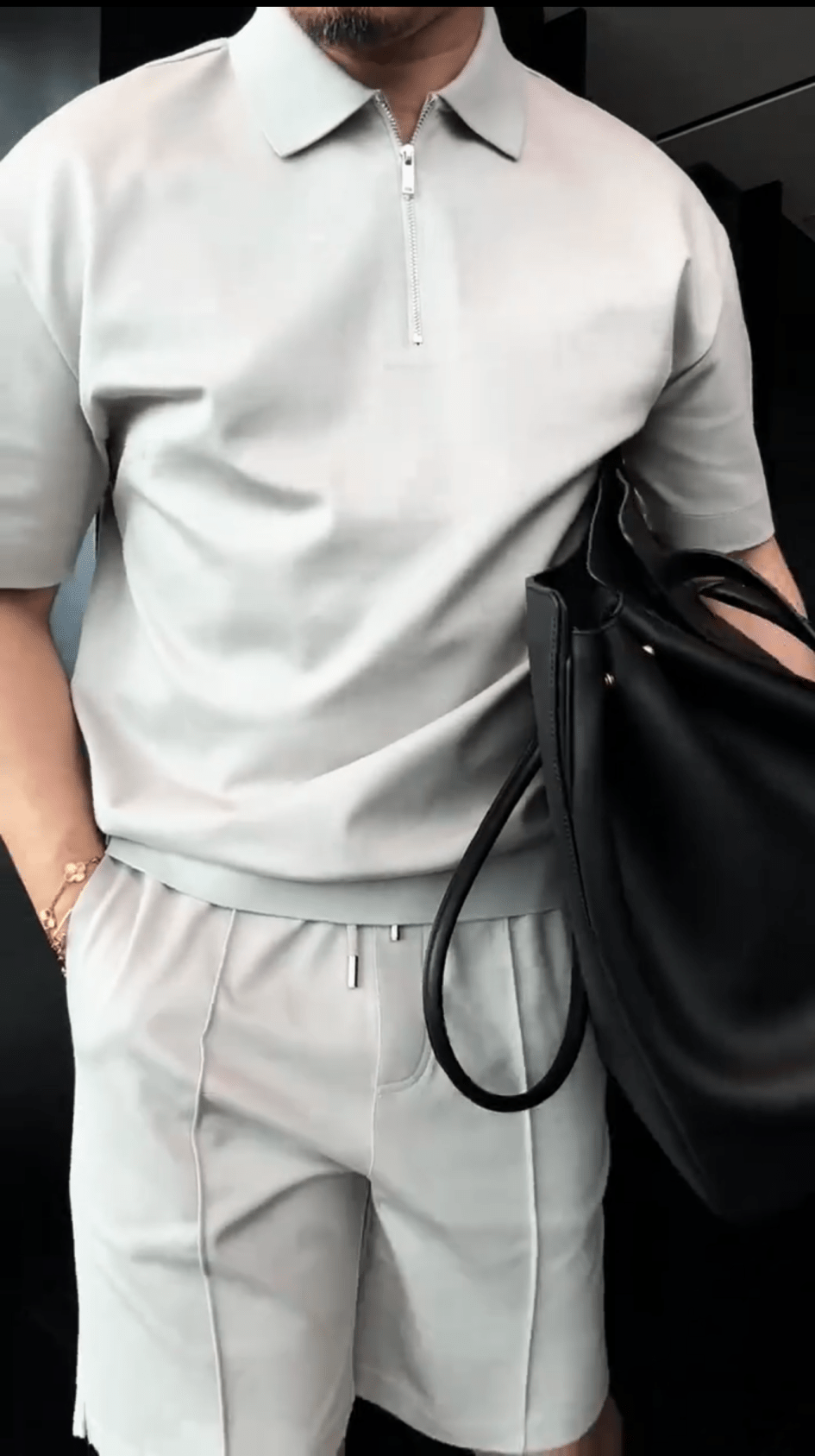 Easy Zip Summer Shirt Set - WayMens