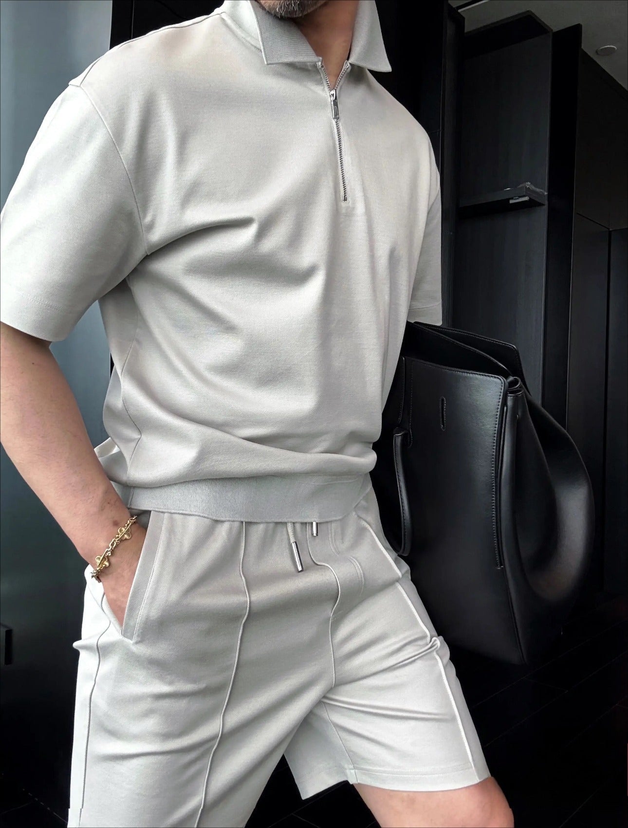 Easy Zip Summer Shirt Set - WayMens