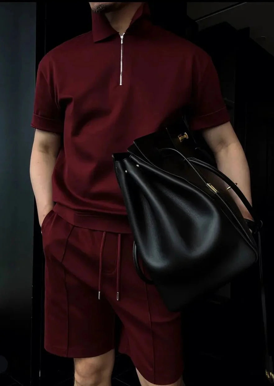 Easy Zip Summer Shirt Set - WayMens