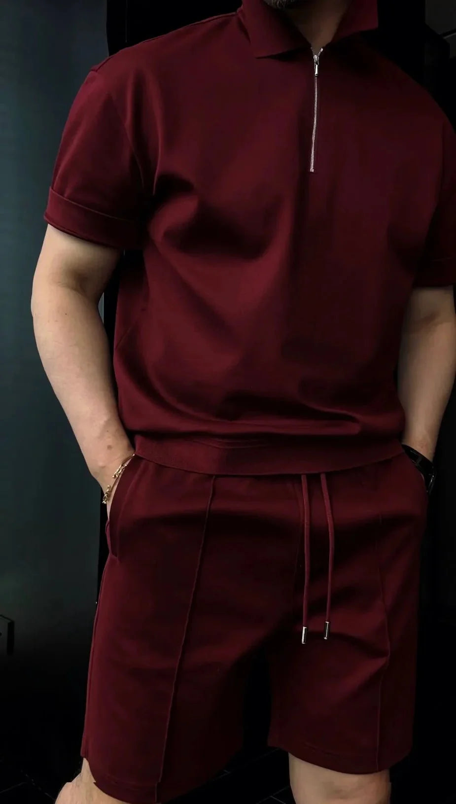 Easy Zip Summer Shirt Set - WayMens