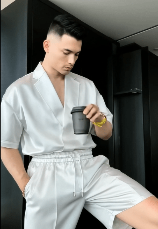 Cool & Confident â€?The V - Neck Lounge Set for Summer - WayMens