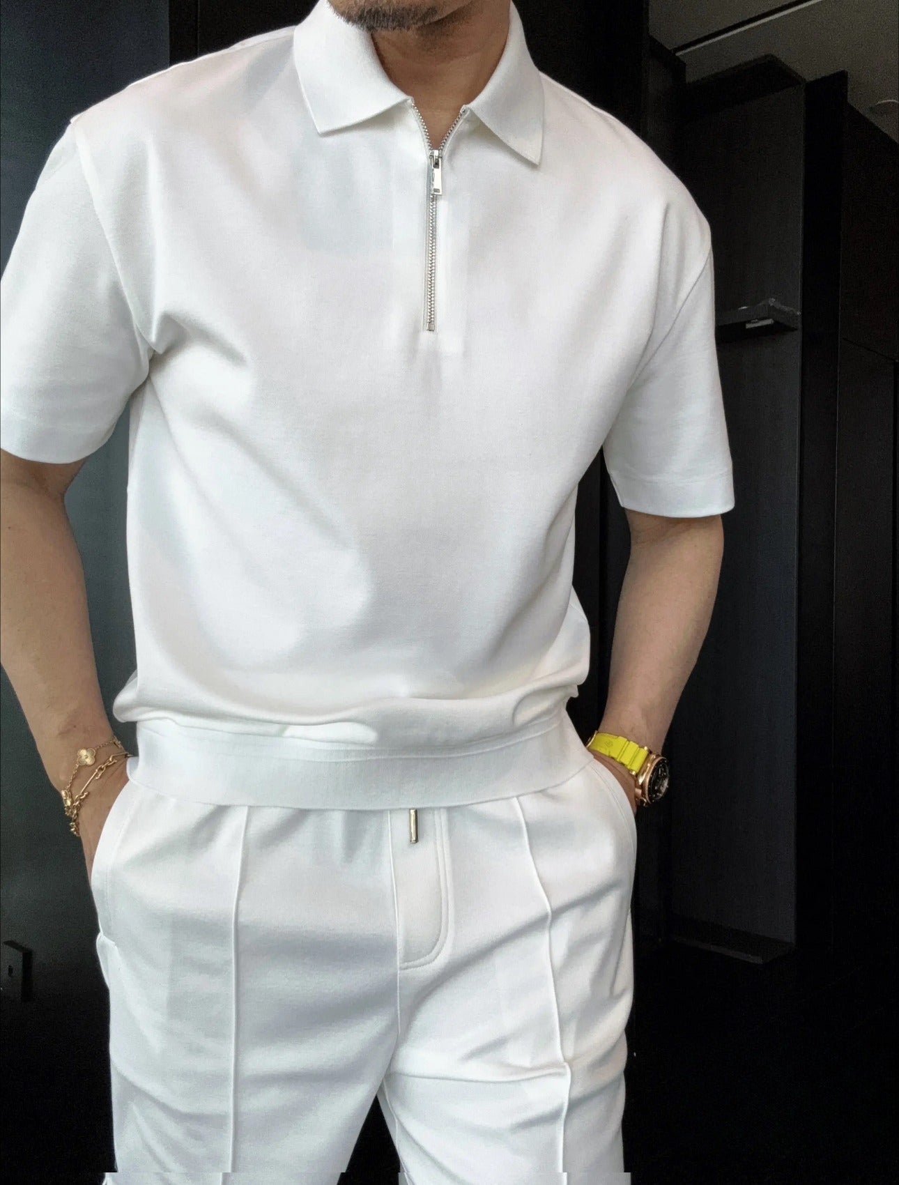 Easy Zip Summer Shirt Set - WayMens
